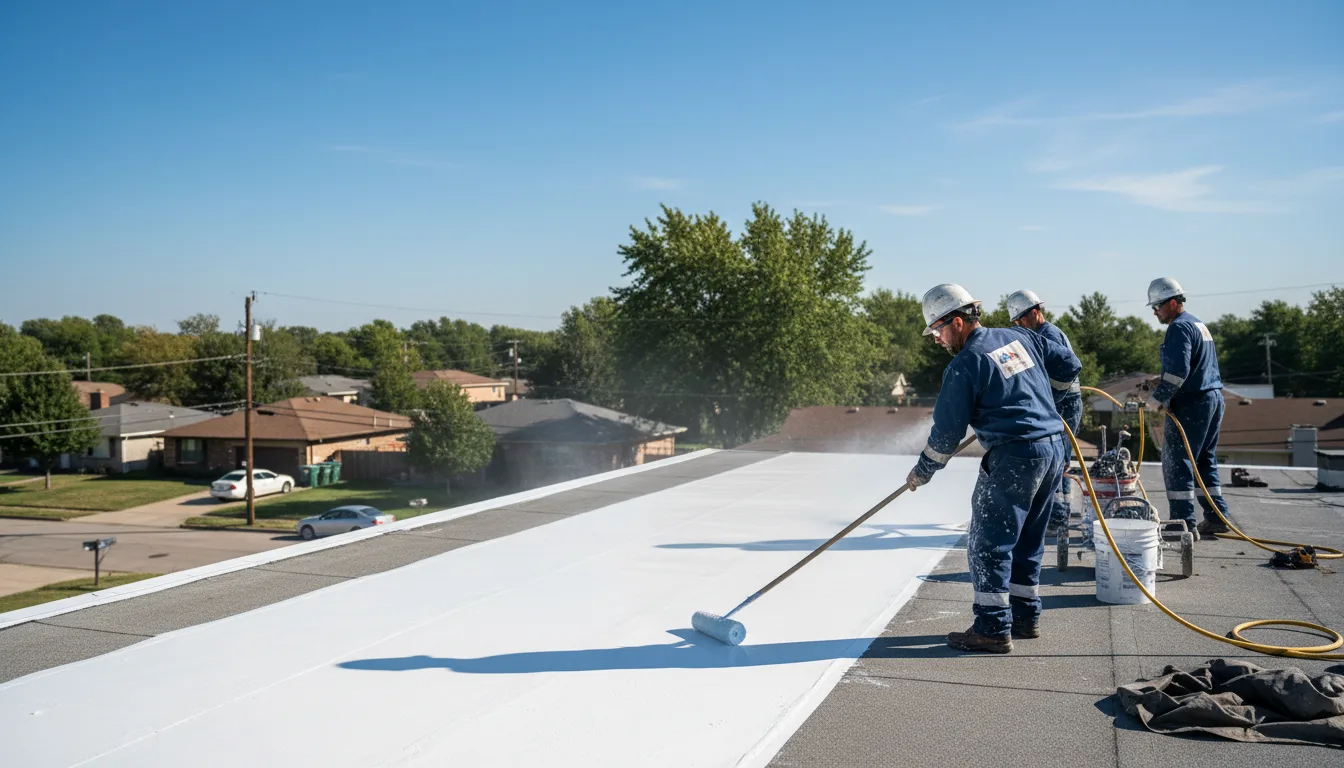 Commercial roof coating in Calimesa, CA near me